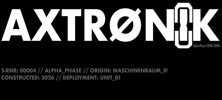 RiFF_N_REPS Axtronic Collection – futuristische Designs und technoides Branding auf hochwertigen Oversize-Schnitten.