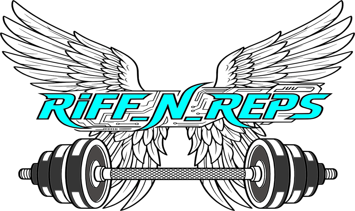 Die RiFF_N_REPS Core Collection – essentielle Gym-Basics wie das "Wings of Iron" Oversize Shirt. Fokus auf Qualität und zeitlose Kraftsport-Designs.
