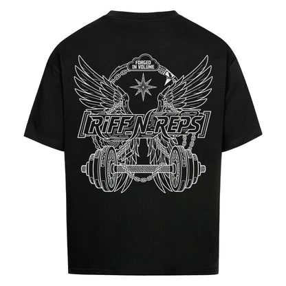 riff-n-reps-oversized-shirt-schwarz-forged-in-volume-design