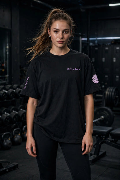 PINK_ROSE // 04 Oversized Heavy Tee – BEAUTY IN PAIN