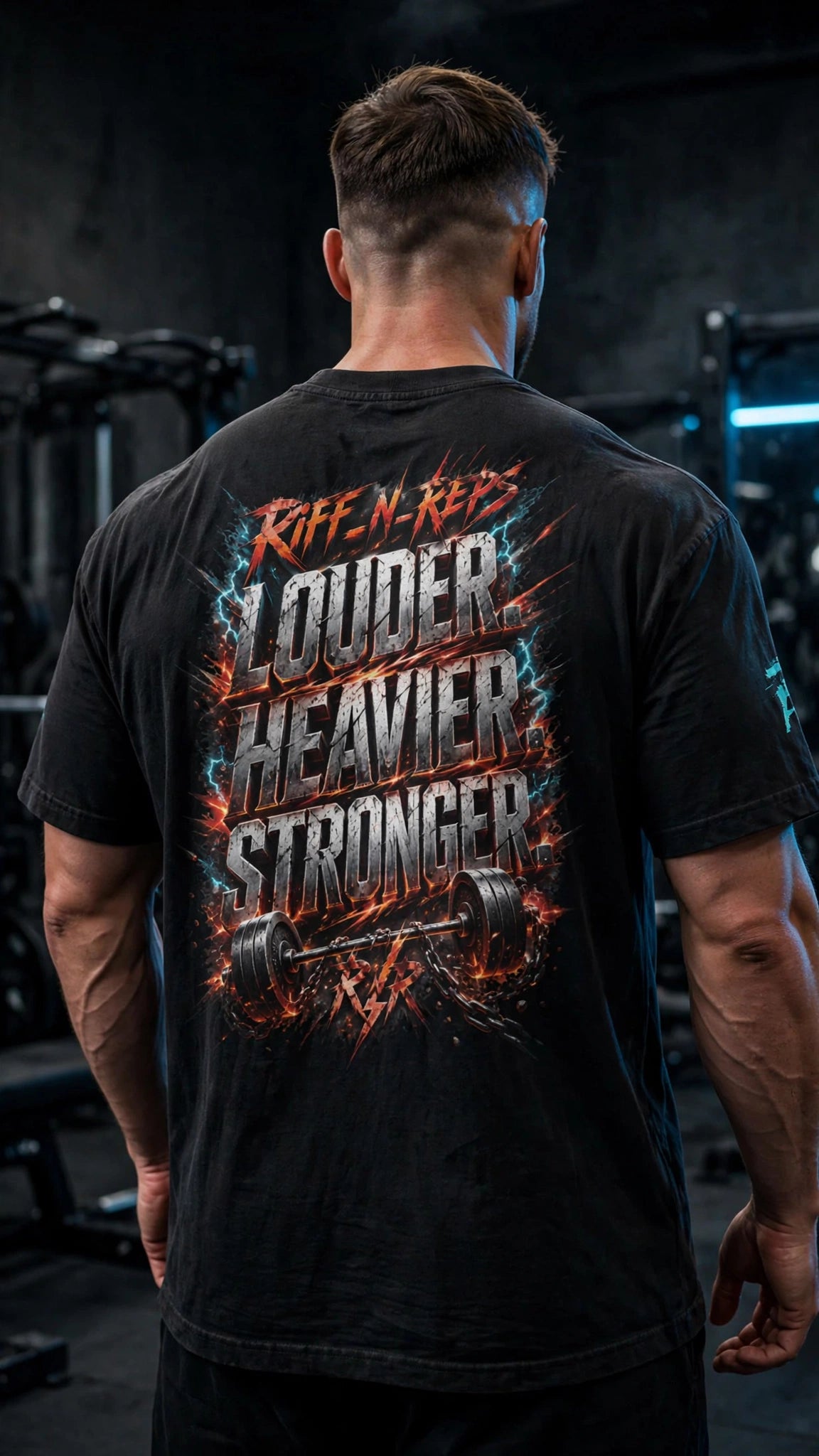 LOUDER - HEAVIER - STRONGER — Heavyweight Oversized Tee