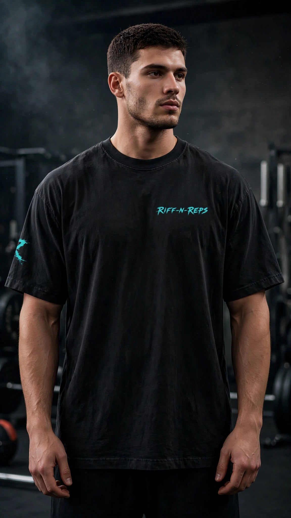 FORGED BY REPS - FUELED BY FIRE — Heavyweight Oversized Tee