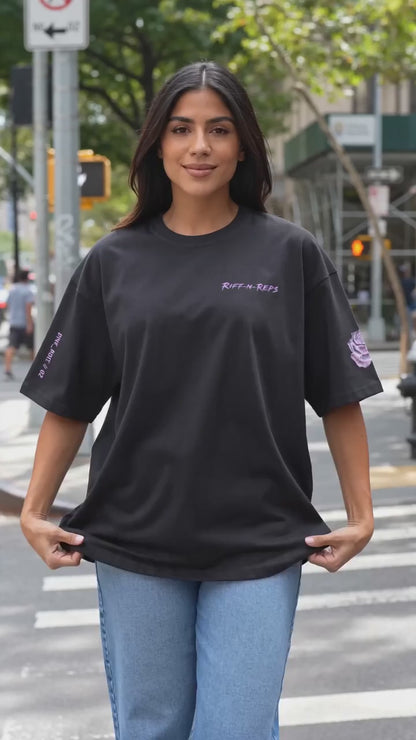 PINK_ROSE // 02 Oversized Heavy Tee – BEAUTY IN PAIN